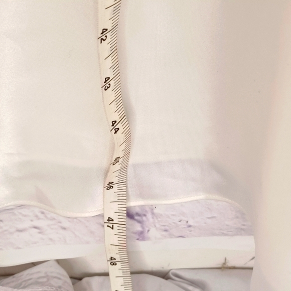 Vintage Signature Expressions Ivory Satin Lace Trim Nightgown Size‎ M Pre-Owned - Picture 7 of 15